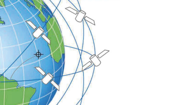 The GNSS system tracks the movement of the GNSS receiver over the Earth’s surface. Credit: RYA