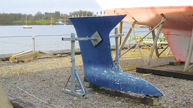 A boat keel