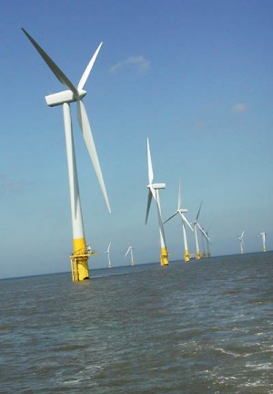 turbine on a wind farm