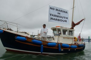 yarmouth harbour protest