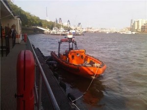 RNLI ross brawn challenge charles russell boat push