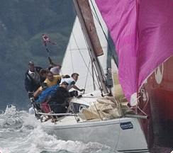 cowes week collision tanker yacht