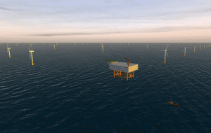 Artist’s impression of the Dogger Bank Offshore Wind Farm