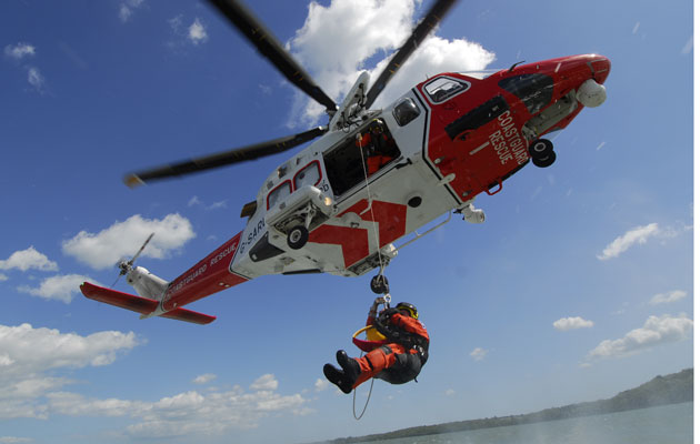 Rescue Helicopter Sea