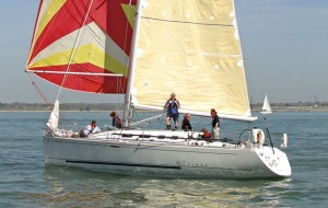 Cheeki Rafiki racing on the Solent