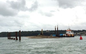 Cowes Breakwater should be complete by October