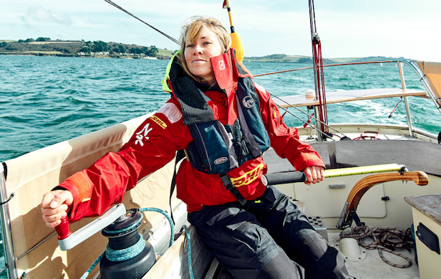 Golden Globe Race skipper Susie Goodall - the only woman in the race