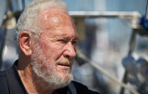 A portrait of Sir Robin Knox-Johnston