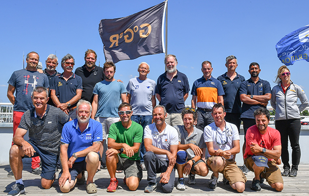 The 18 skippers taking part in the Golden Globe Race