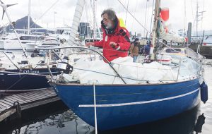 Golden Globe skipper Lepage is now out of the main race having been forced to stop in Cape Town