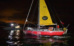 Susie Goodall onboard DHL Starlight