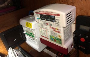 A battery charger sensor