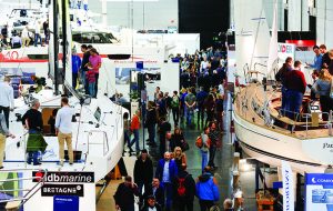One of the yachting halls at Boot Düsseldorf