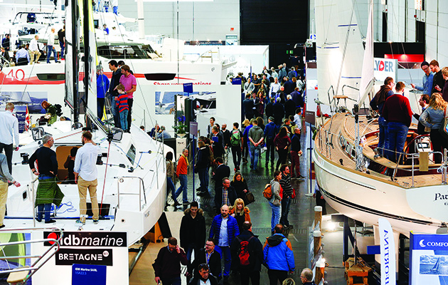 One of the yachting halls at Boot Düsseldorf