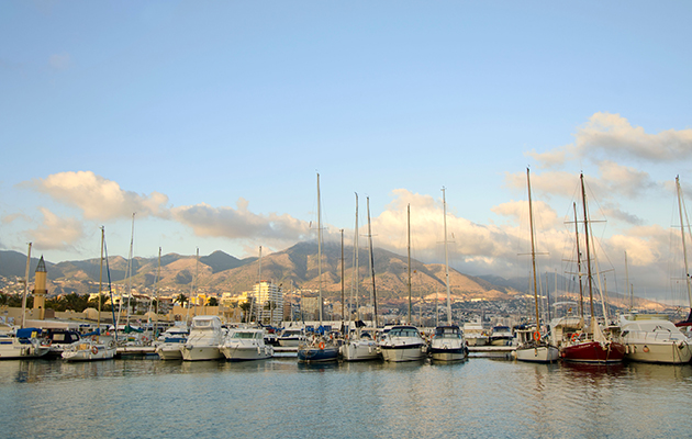 A number of berth at a marina