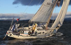 Tapio Lehtinen in his Gaia 35