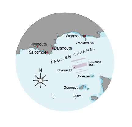 chart of the south west