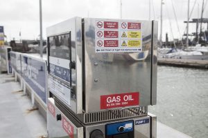 Red diesel pumps