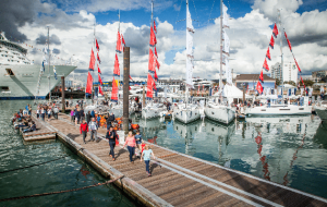 Southampton Boat Show pontoons