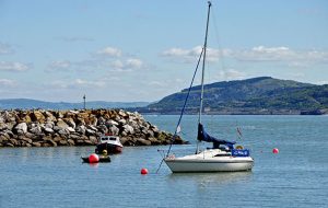 Rhos on Sea anchorage in North Wales
