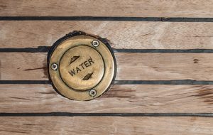 Caulking on a teak deck
