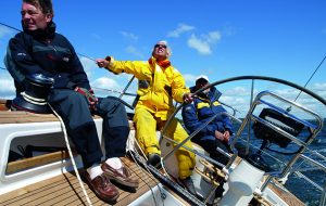 Skippers in a cockput of a Finngulf 41