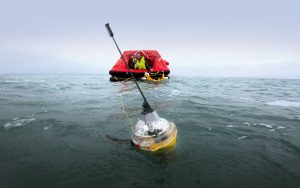 An EPIRB works best when it is floating freely