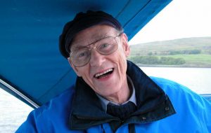 Hamish Haswell-Smith on his boat