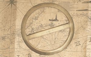 Imray founder William Heather's brass protractor