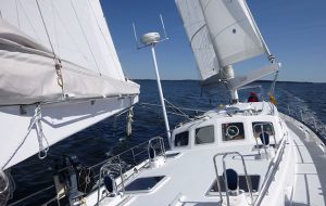 Two AeroRigs on a schooner