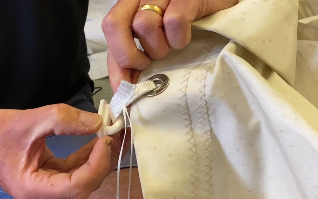 How to repair a sail video guide Yachting Monthly