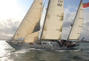 Gipsy Moth IV during the 2019 Fastnet 2019