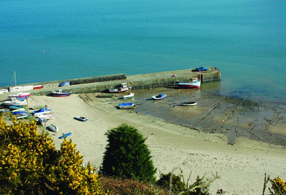 The harbour at Porth Nefyn in North Wales