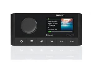 The Fusion RA210 marine stereo is an entry-level model