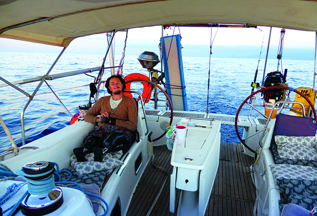 Craig Wood has made no adaptations to Sirius, his Beneteau Oceanis 46, which he bought in Greece