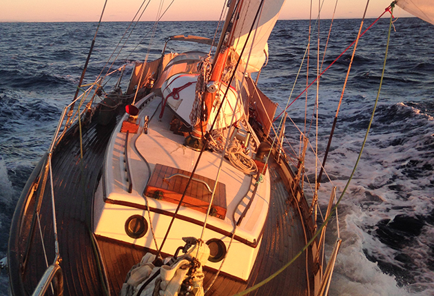 Kirsten Neuschafer is planning to sail throughout the Northern Hemisphere winter to work out the best storm tactics for the Southern Ocean.