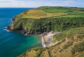 The bay at Aberdaron is vulnerable to swell so tuck in close to the cliffs or go into the cove at Porth Meudwy