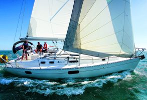 The Beneteau Oceanis 351 is designed to be a family cruiser - easy to sail and with roomy accommodation