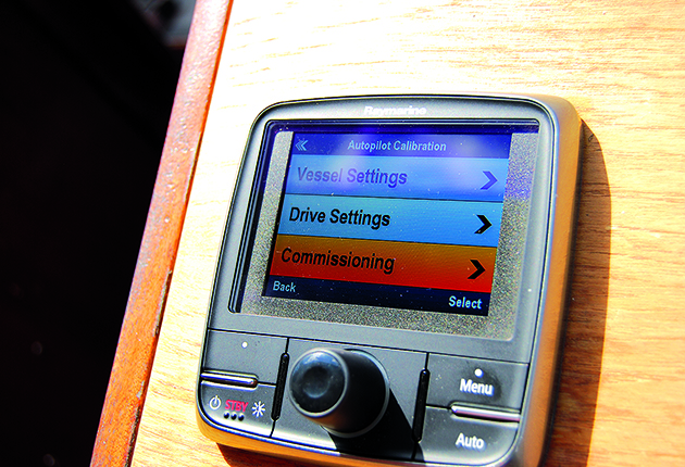 In most cases, adjusting settings for your boat autopilot requires scrolling through menus, so laminate the relevant pages of the manual as an aide memoire