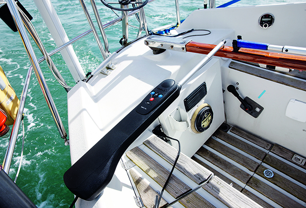 Tiller pilots can suffer from water ingress. Credit: Graham Snook/Yachting Monthly