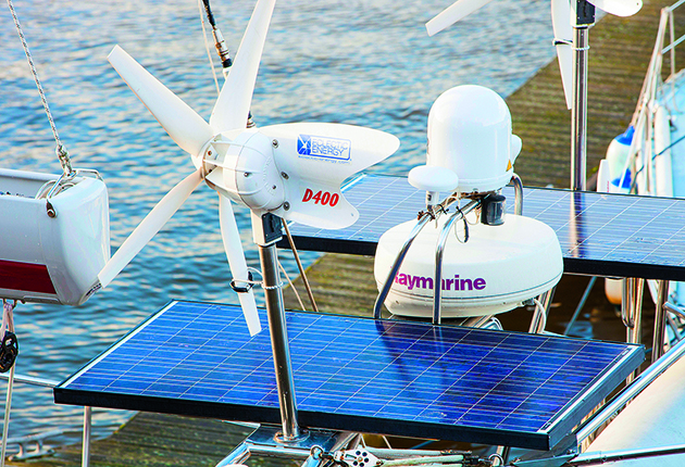 Have a variety of charging sources to power your boat autopilot. Credit: Alamy