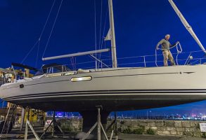 Make sure you talk to yard staff about boat storage before your yacht is brought ashore