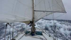 Tony's homemade mast steps are still going strong after two circumnavigations of the world. Credit: Tony Curphey