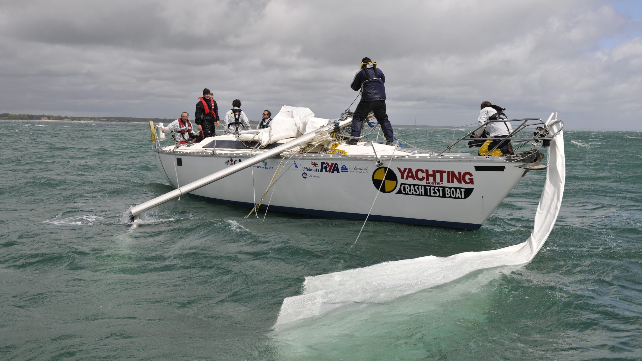 Tidal Racing Dismasted in a tidal race. What would you do? - Yachting Monthly