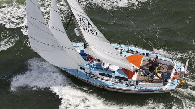A Rustler 36 being sailed