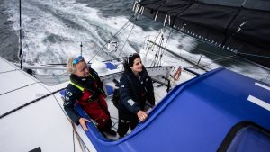 Professional sailor Pip Hare and Yachting Monthly Deputy Editor Katy Stickland on the IMOCA 60 Medallia