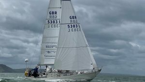 Dafydd Hughes spent 15 months refitting his S&S 34 for the Global Solo Challenge. Credit: Leia Morrison,
