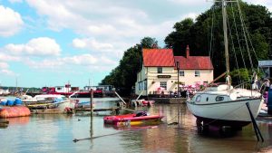 The Butt and Oyster Pub at Pin Mill - an East Coast rivers tradition