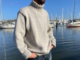 The Arthur Beale Oiled Wool Beerenberg Pullover is breathable. Credit: Katy Stickland