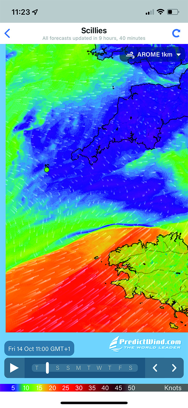 PredictWind weather app